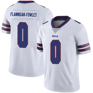 Demetrius Flannigan-Fowles Men's Buffalo Bills Color Rush Vapor Untouchable Jersey - Limited White