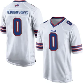 Demetrius Flannigan-Fowles Men's Buffalo Bills Nike Jersey - Game White