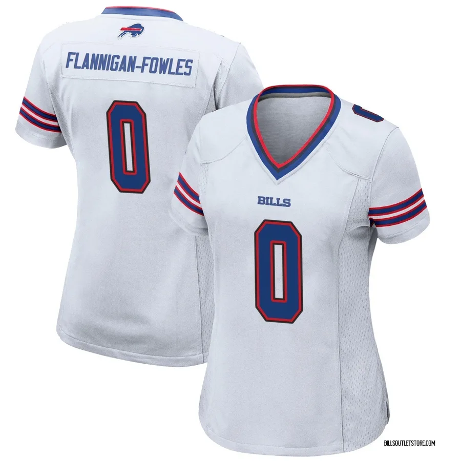 Demetrius Flannigan-Fowles Women's Buffalo Bills Nike Jersey - Game White