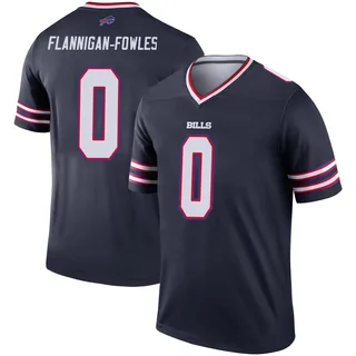 Demetrius Flannigan-Fowles Youth Buffalo Bills Nike Inverted Jersey - Legend Navy
